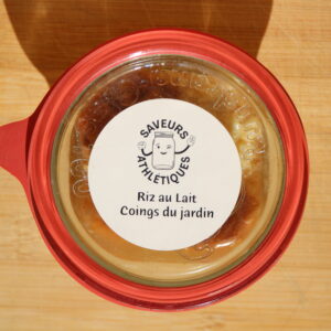 Riz au lait - Coing du jardin